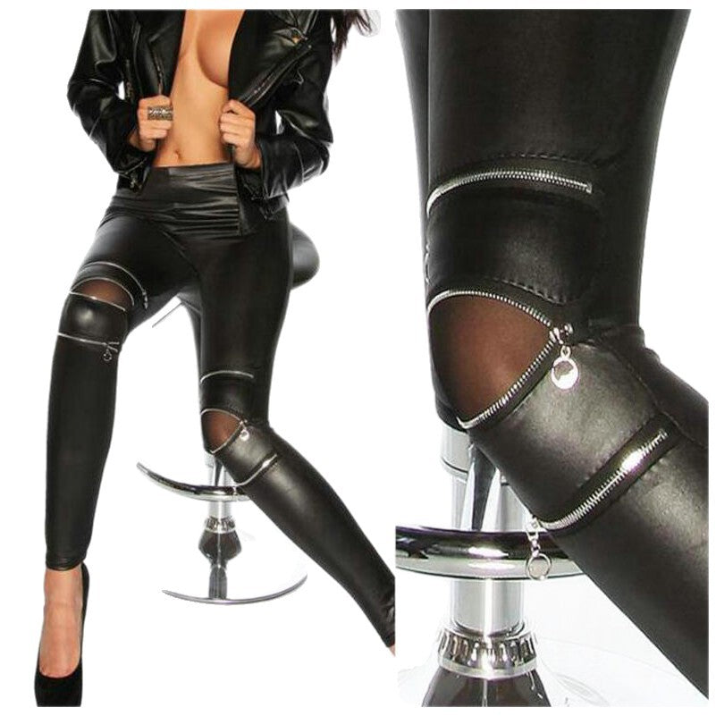 Women's High Waisted Faux Leather Midi Skirt | Sexy Matte PU Pencil Knee-Length Bodycon Hip Wrap Skirt - European American Style