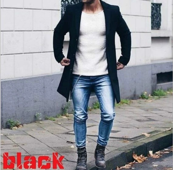Men's Autumn Windbreaker Jacket - Lightweight Overcoat Coat for Fall Hiking & Casual Wear
