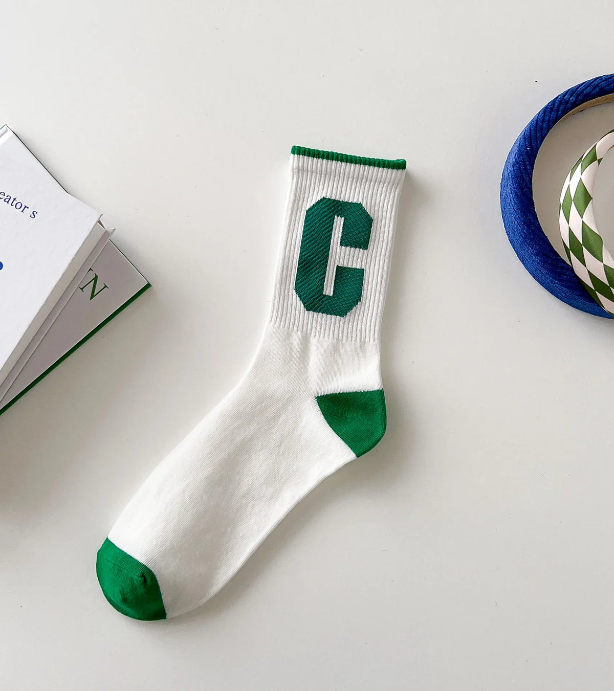 Unisex Cute Heart Pattern Cotton Crew Socks Sports Leisure Comfortable Athletic