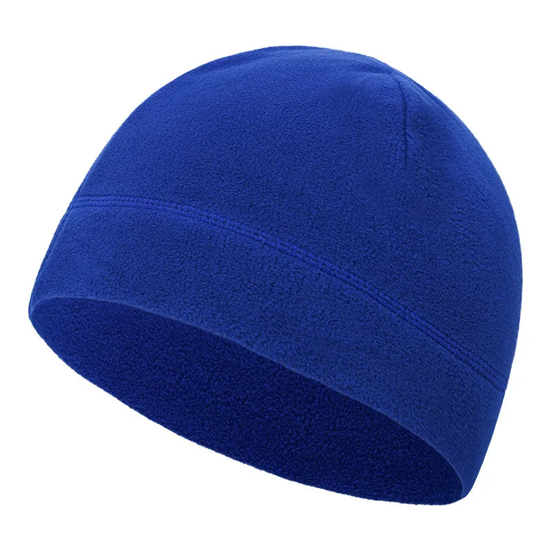 Winter Fleece Helmet Liner Beanie Men Women Thermal Cycling Ski Hiking Running