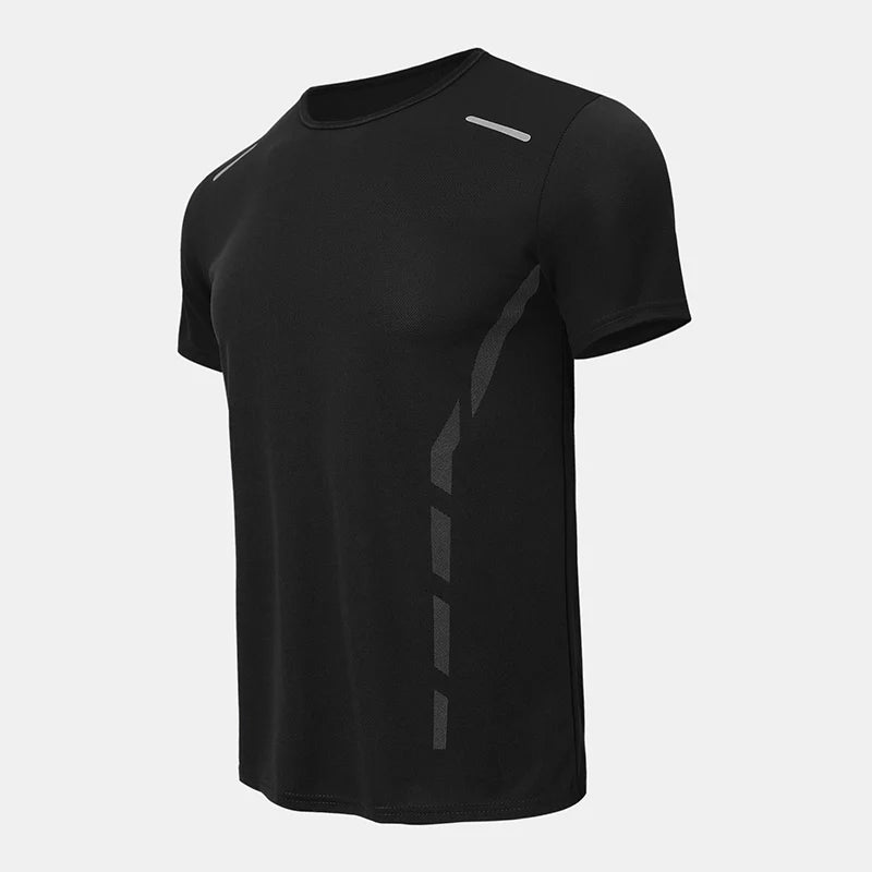 Men's Quick-Dry Short Sleeve T-Shirt – Summer Loose Fit Breathable Athletic Tee for Gym, Running & Casual Wear – 1/4 Pack