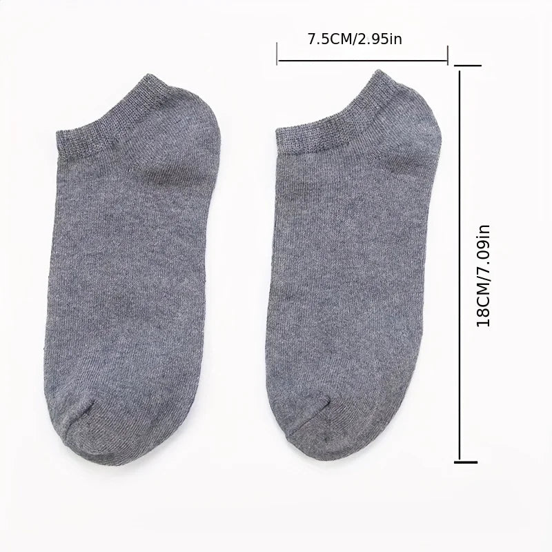 10-60 Pairs Unisex Solid Color Socks | Soft Breathable Cotton Crew Socks Bulk Pack