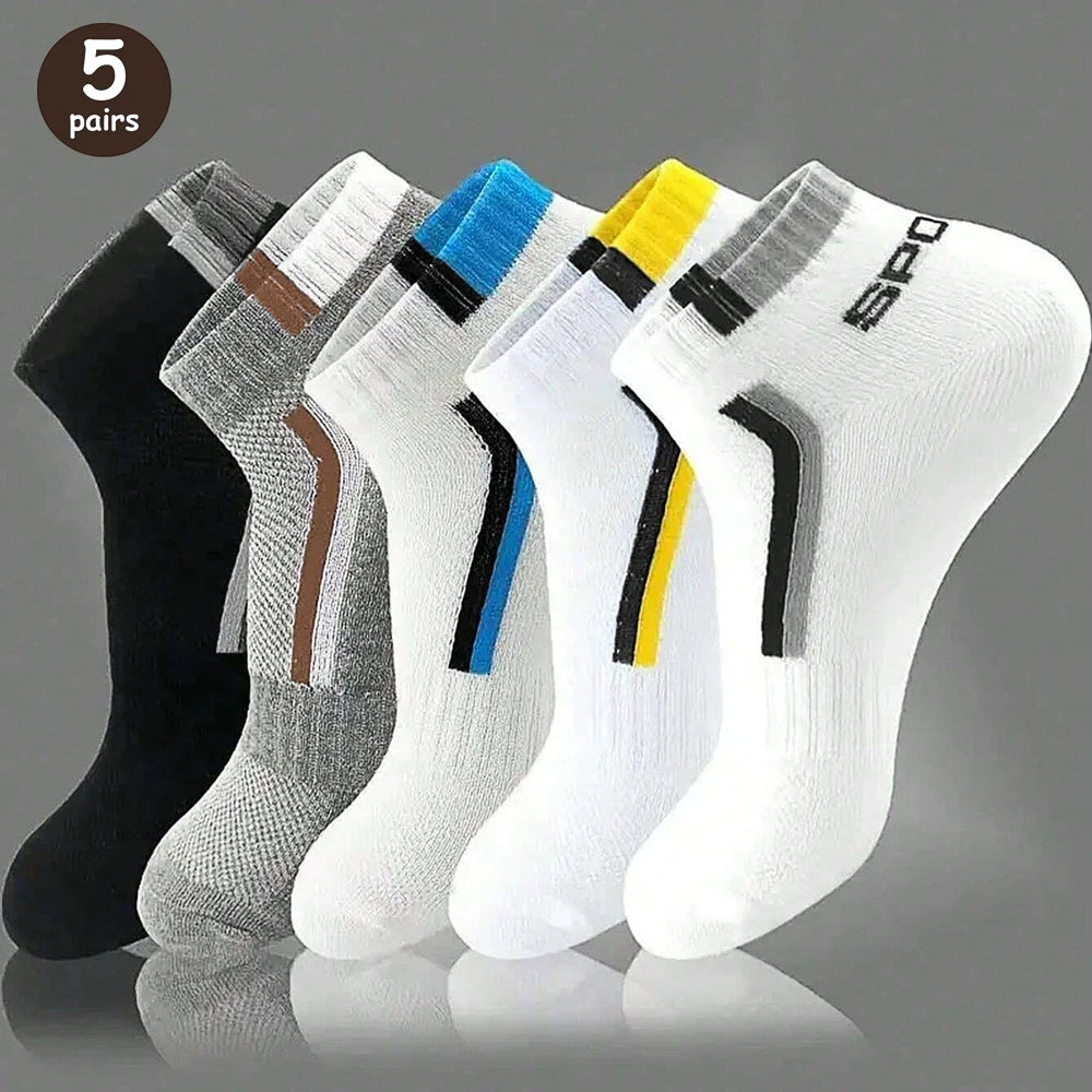 6/12 Pairs Men's Colorful Low-Cut Ankle Socks - Soft Breathable Cotton Blend Casual & Business Short Socks - Black, White & Fashion Colors
(~110 characters – perfect for Google