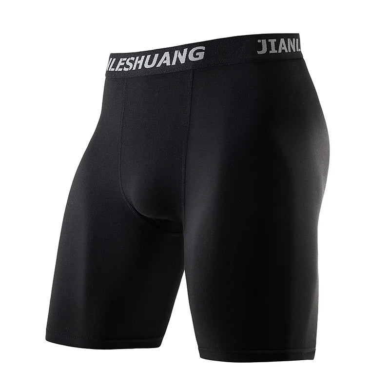 Men's Sports Long Boxer Shorts Pack – Running Basketball Training Underwear Multi-Size