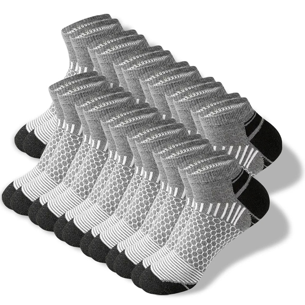 6/12 Pairs Men's Colorful Low-Cut Ankle Socks - Soft Breathable Cotton Blend Casual & Business Short Socks - Black, White & Fashion Colors
(~110 characters – perfect for Google