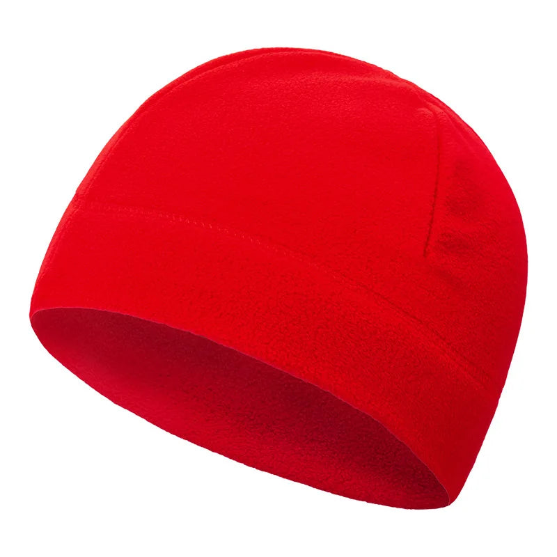 Winter Fleece Helmet Liner Beanie Men Women Thermal Cycling Ski Hiking Running
