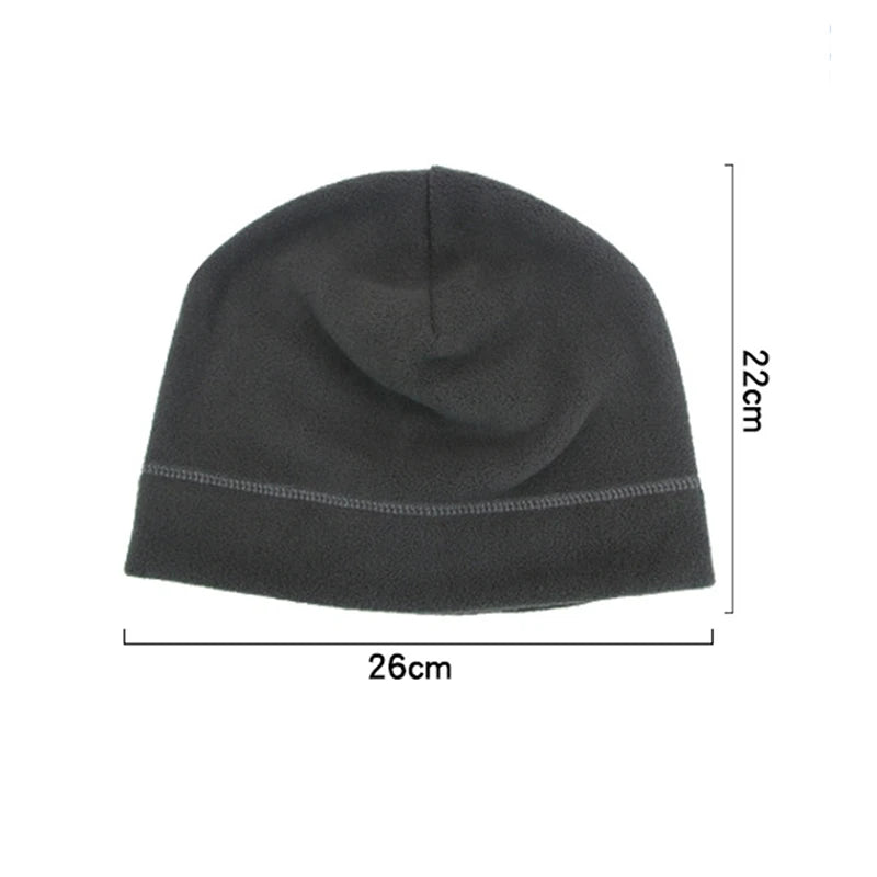 Winter Fleece Helmet Liner Beanie Men Women Thermal Cycling Ski Hiking Running
