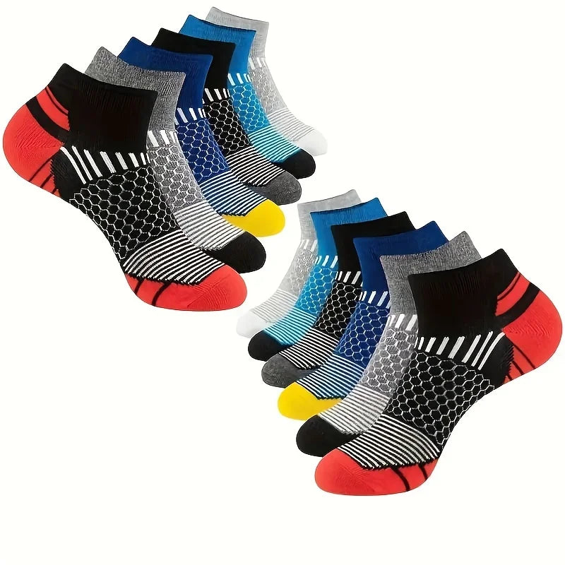 6/12 Pairs Men's Colorful Low-Cut Ankle Socks - Soft Breathable Cotton Blend Casual & Business Short Socks - Black, White & Fashion Colors
(~110 characters – perfect for Google