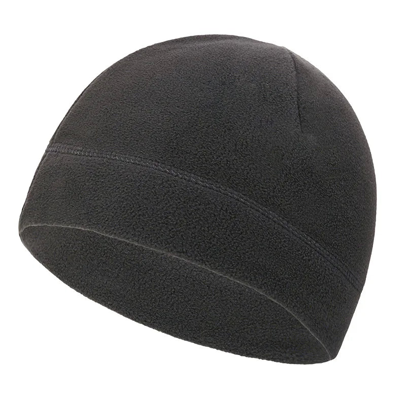 Winter Fleece Helmet Liner Beanie Men Women Thermal Cycling Ski Hiking Running