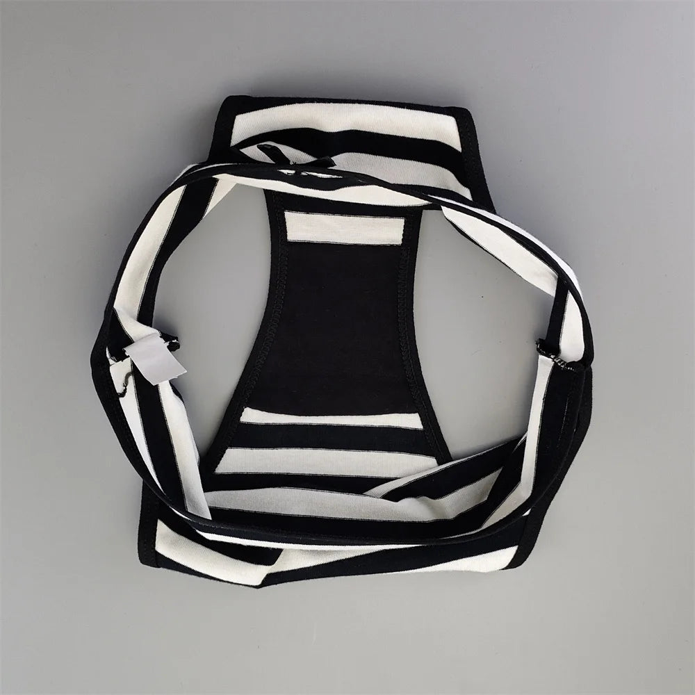 6 Pack Cute Striped Cotton Panties for Women - Bow Bikini Briefs Sexy Lovely Girls Underwear M/L/XL