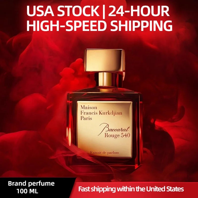 Brand Rouge 540 Extrait de Parfum 70ml - Long-Lasting Luxury Amber Floral Scent, Premium Holiday Gift for Women & Men