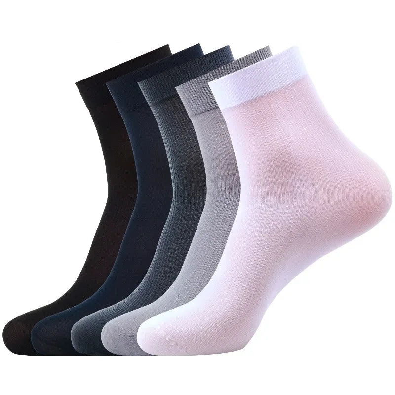 20-Pack Men's Bamboo Fiber Breathable Long Socks – Thin Stripe Black Antibacterial
(Targets high-volume searches like “m
