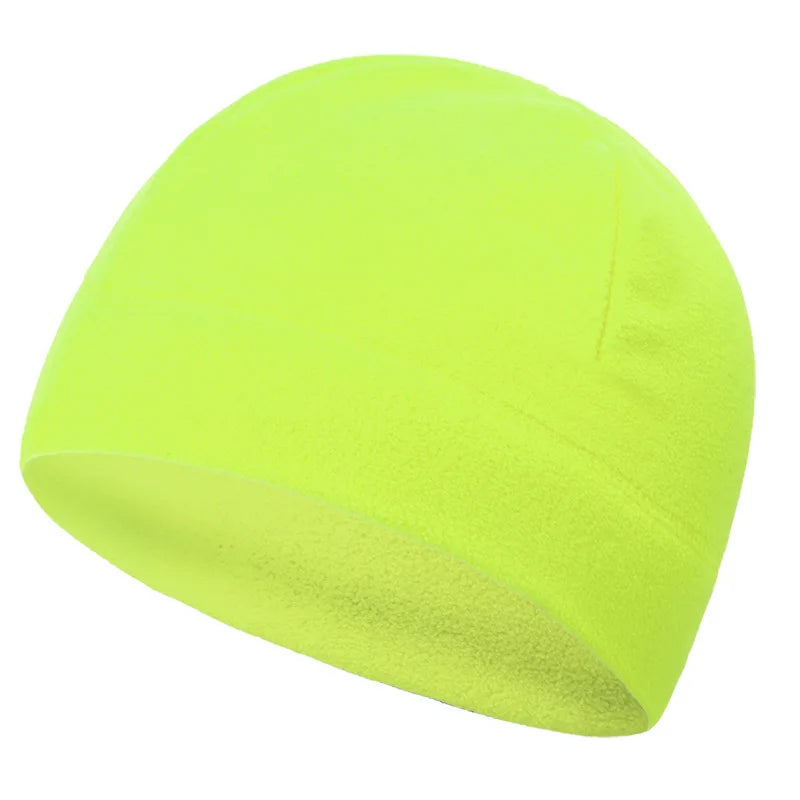 Winter Fleece Helmet Liner Beanie Men Women Thermal Cycling Ski Hiking Running