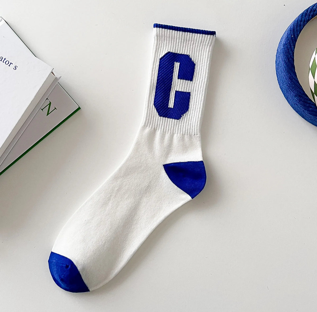 Unisex Cute Heart Pattern Cotton Crew Socks Sports Leisure Comfortable Athletic