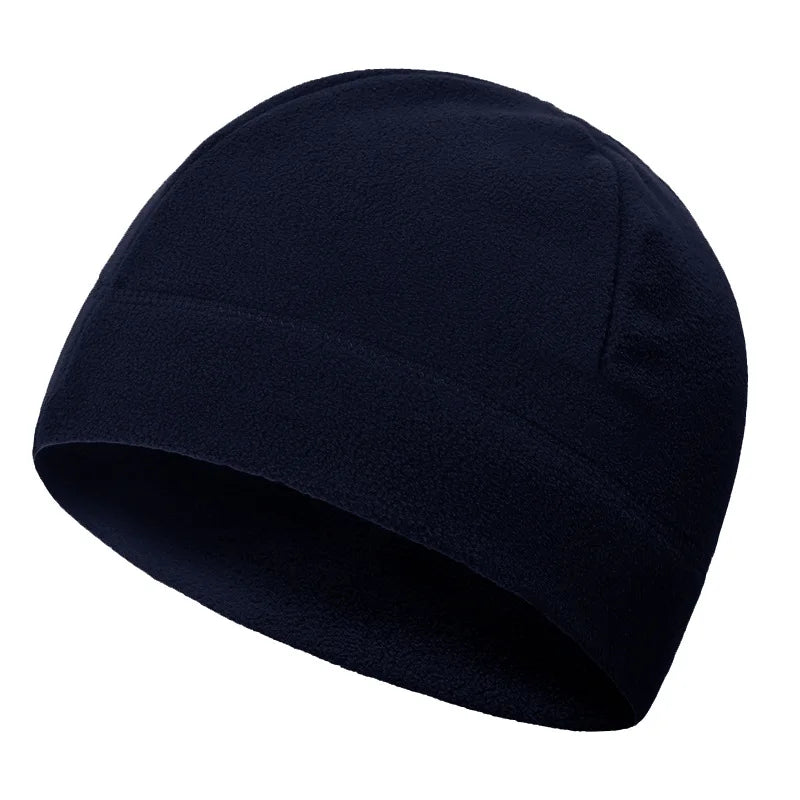 Winter Fleece Helmet Liner Beanie Men Women Thermal Cycling Ski Hiking Running